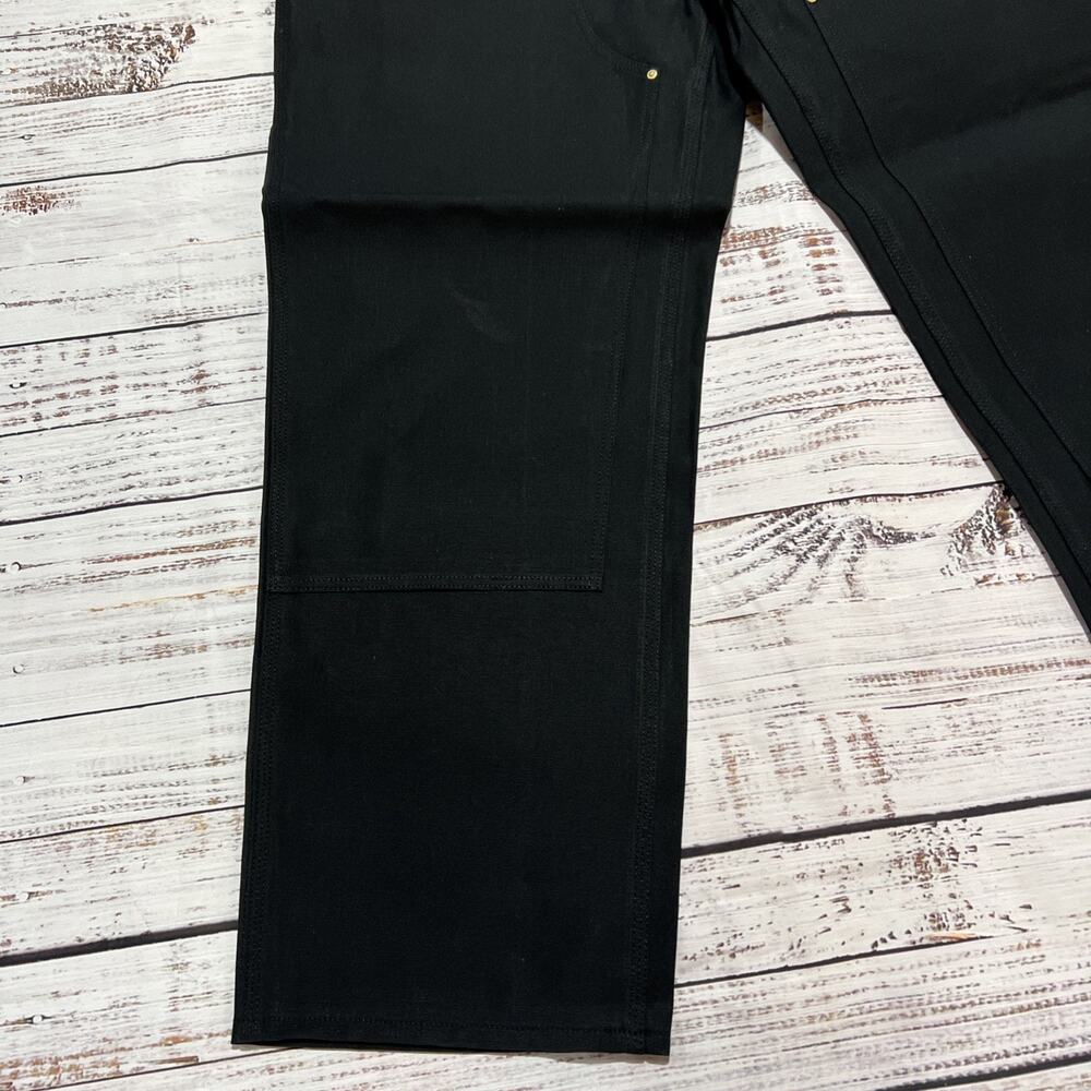 Carhartt Loose Fit 44 x 32 Firm Duck Double-Front Utility Work Pant B01-M BLK - Picture 7 of 13
